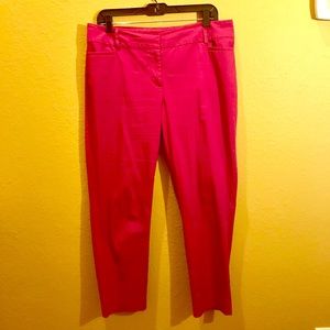 LOFT Pink Ankle Pant 🌷 Curvy Fit 🌷Size 10